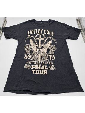 Motley Crue All Bad Things Must Come To An End 2015 Authentic Concert Shirt Sz M